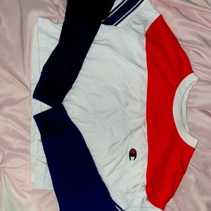 3 Champion long sleeve/sweatshirts